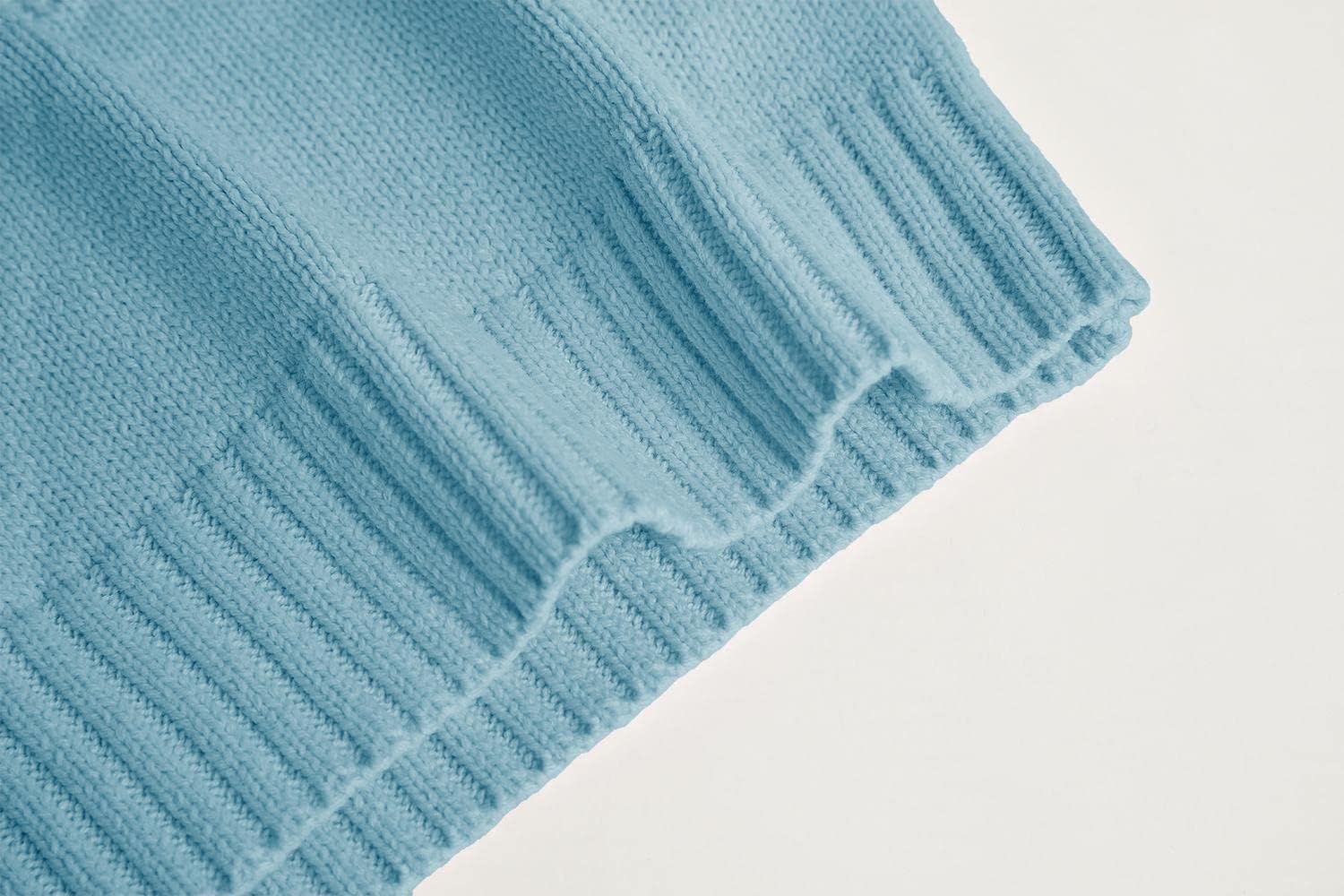 Batermoon Girls' Pullover Sweaters Long Sleeve Cute Heart Pattern Crewneck Knit Jumper Tops - Image 5