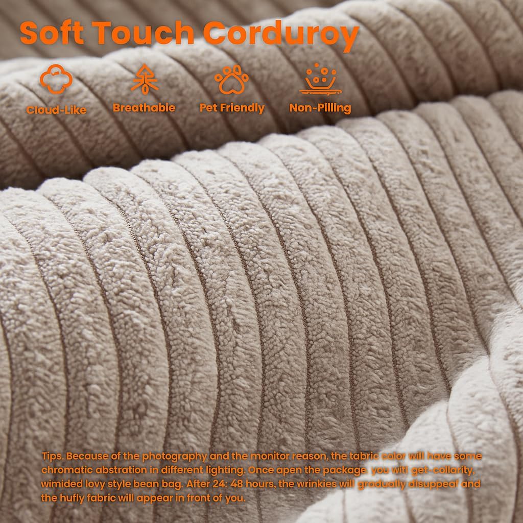 68"*51" Chaise Lounge Chair Indoor, Oversized Upholstered Sofa Bed, Sleeper Couch Reading Chairs Fluffy Plush Faux Fur Cloud Sofas Couches for Living Room (Camel)