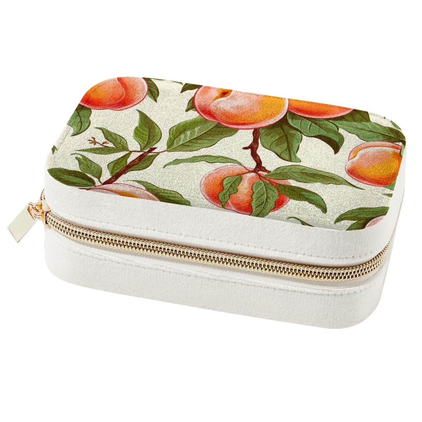 Boîte de rangement bijoux Fresh Peach colliers bagues filles et femmes