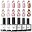 modelones Cat Eye Gel Nail Polish, 6 Colors Nude Gel Polish Pink Glitter Brown with Magnet Sparkle Galaxy Series Nail Polish Kit Soak Off Led Nail Art Manicure Salon DIY Gifts