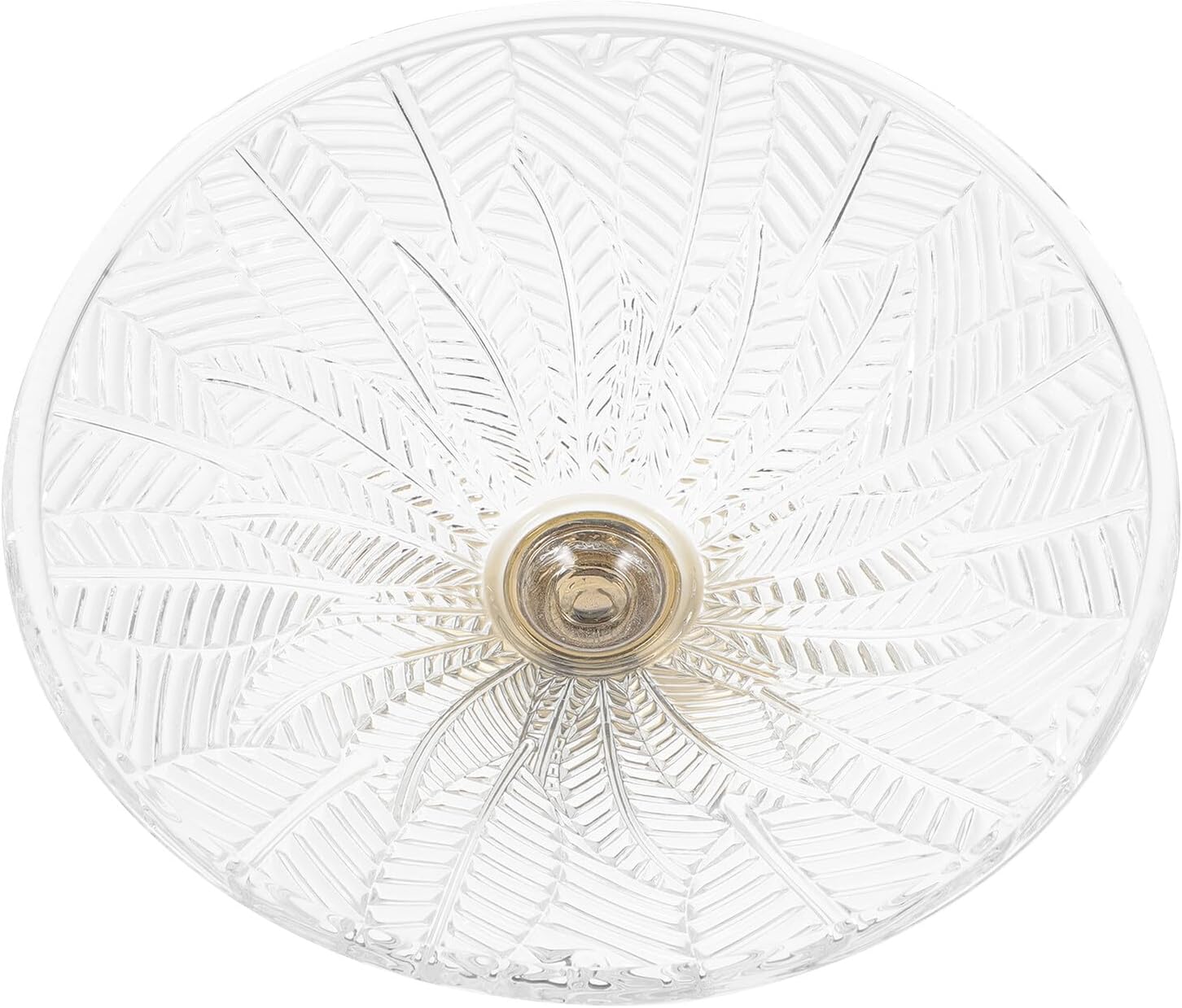 HOMSFOU Glass Footed Fruit Bowl Decorative Centerpiece Bowl with High Base for Kitchen Counter and Dining Table, Glass Candy Dish and Fruit Serving Plate for Modern Home Entertaining