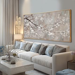 14 Dining Room Layout Ideas That Feel Open and Inviting 47 Flowers Wall Art Grey Pictures Wall Painting Large Framed Canvas Art Lan...