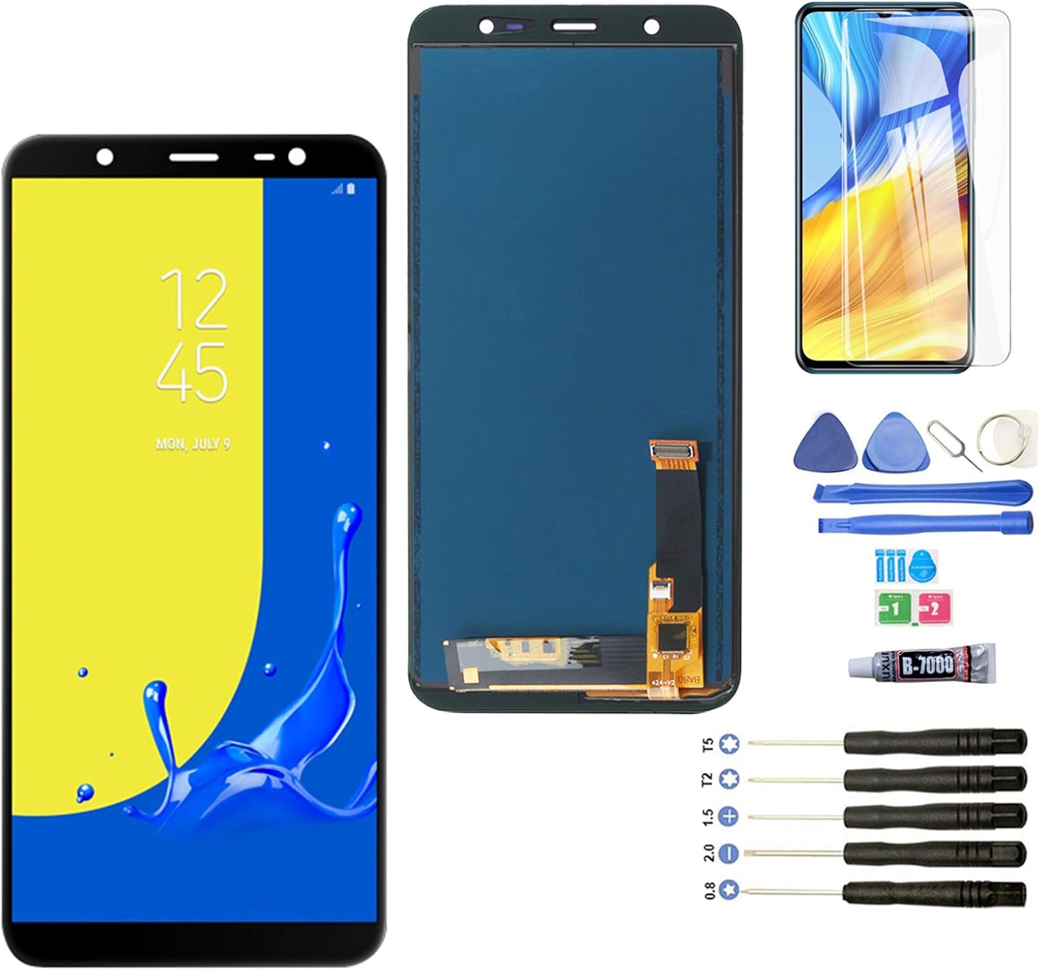 Prоmо Dіѕсоunt Uр Tо 70% оƒƒ LCD Screen Replacement for Samsung Galaxy J8 2018 J810M/DS J810F/DS J810G/DS J810Y/DS J810GF/DS LCD Display Touch Screen Digitizer Assembly with Repair Tools and B-7000 Glue (Black)