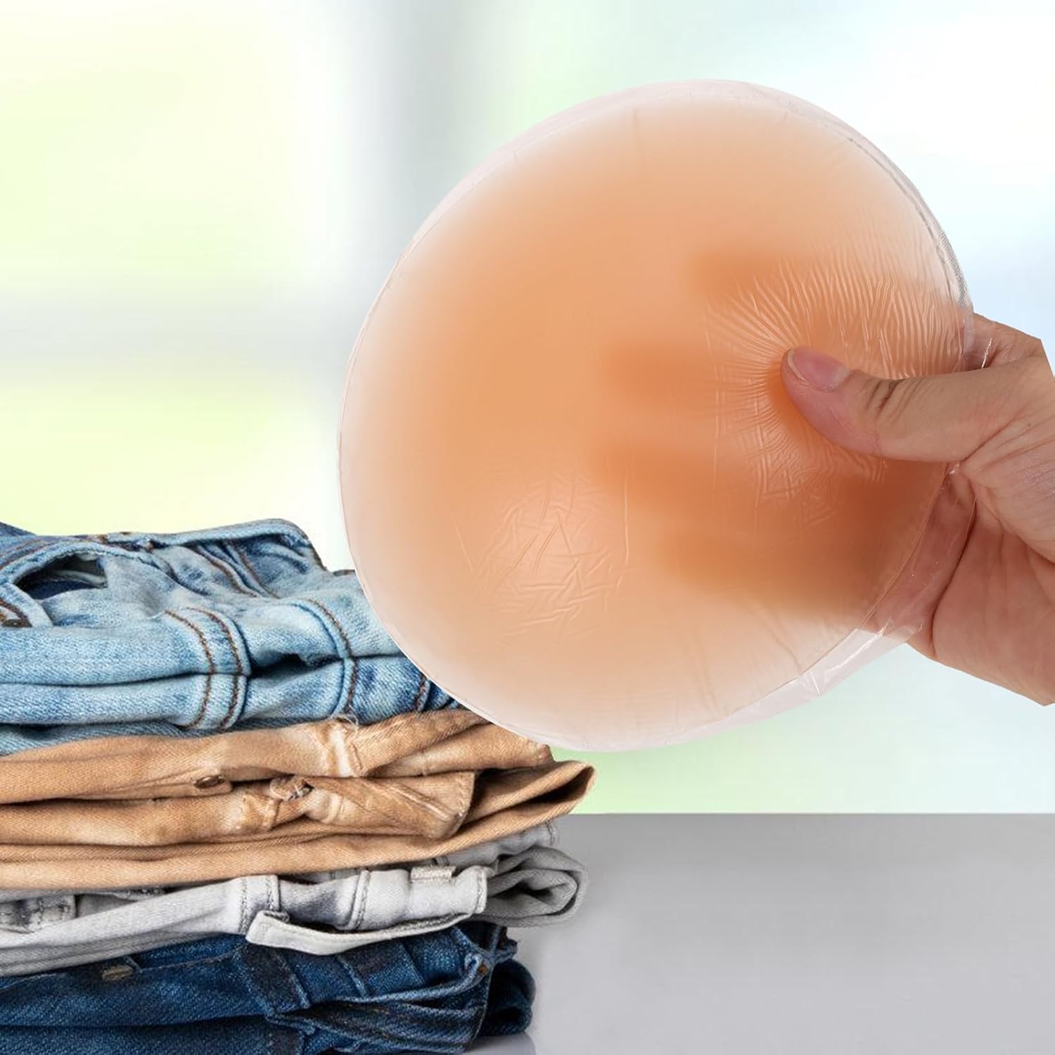 Lurrose Butt Lifters for Women Silicone Buttock Pads Hip Lifting Cushions Lightweight Washable Reusable Butt Enhancer Pads for Flat Buttocks and Long Sitting