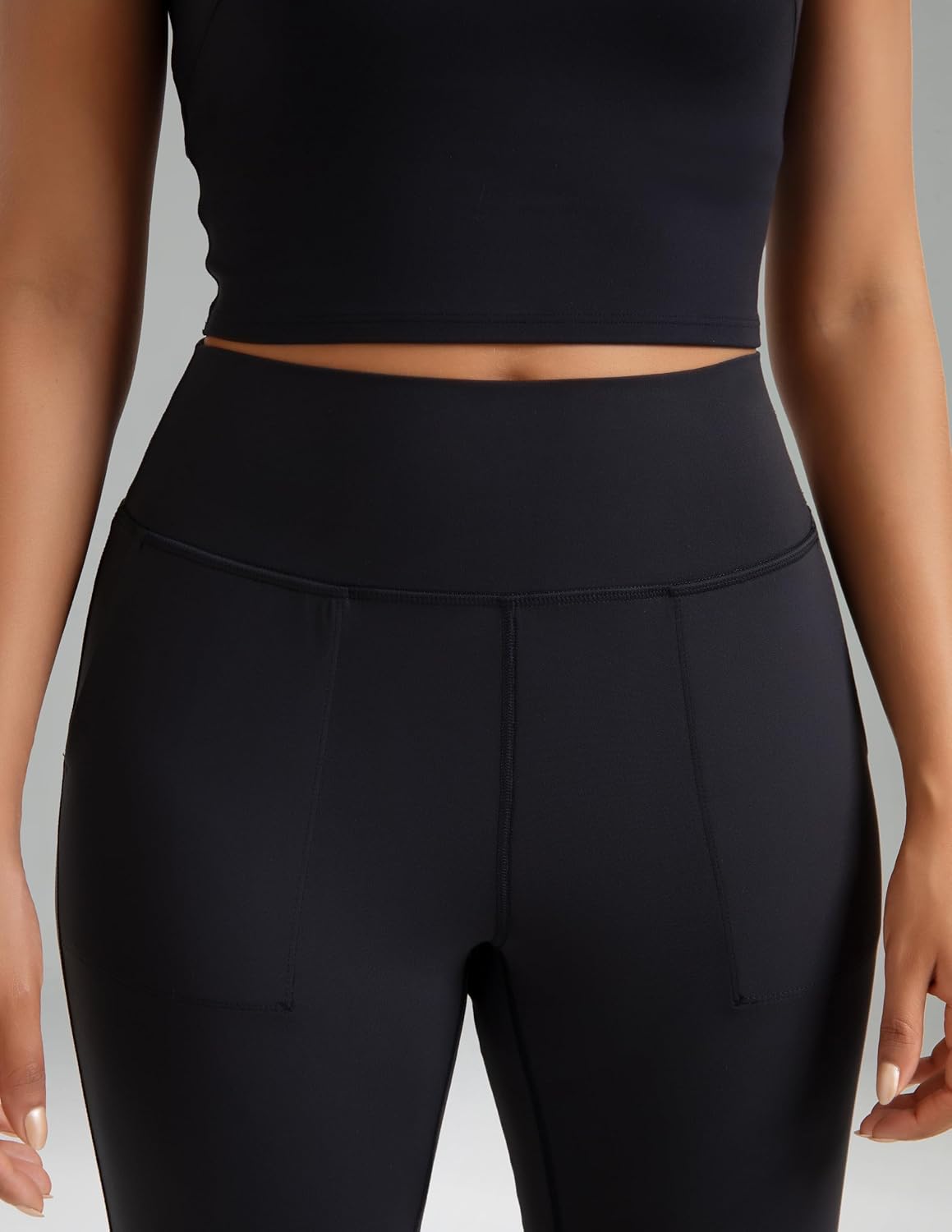 Colorfulkoala Women's Dreamlux Jogger Pants High Waisted Sweatpants Tapered Lounge Pants 28" Inseam Joggers with Pockets - Image 3