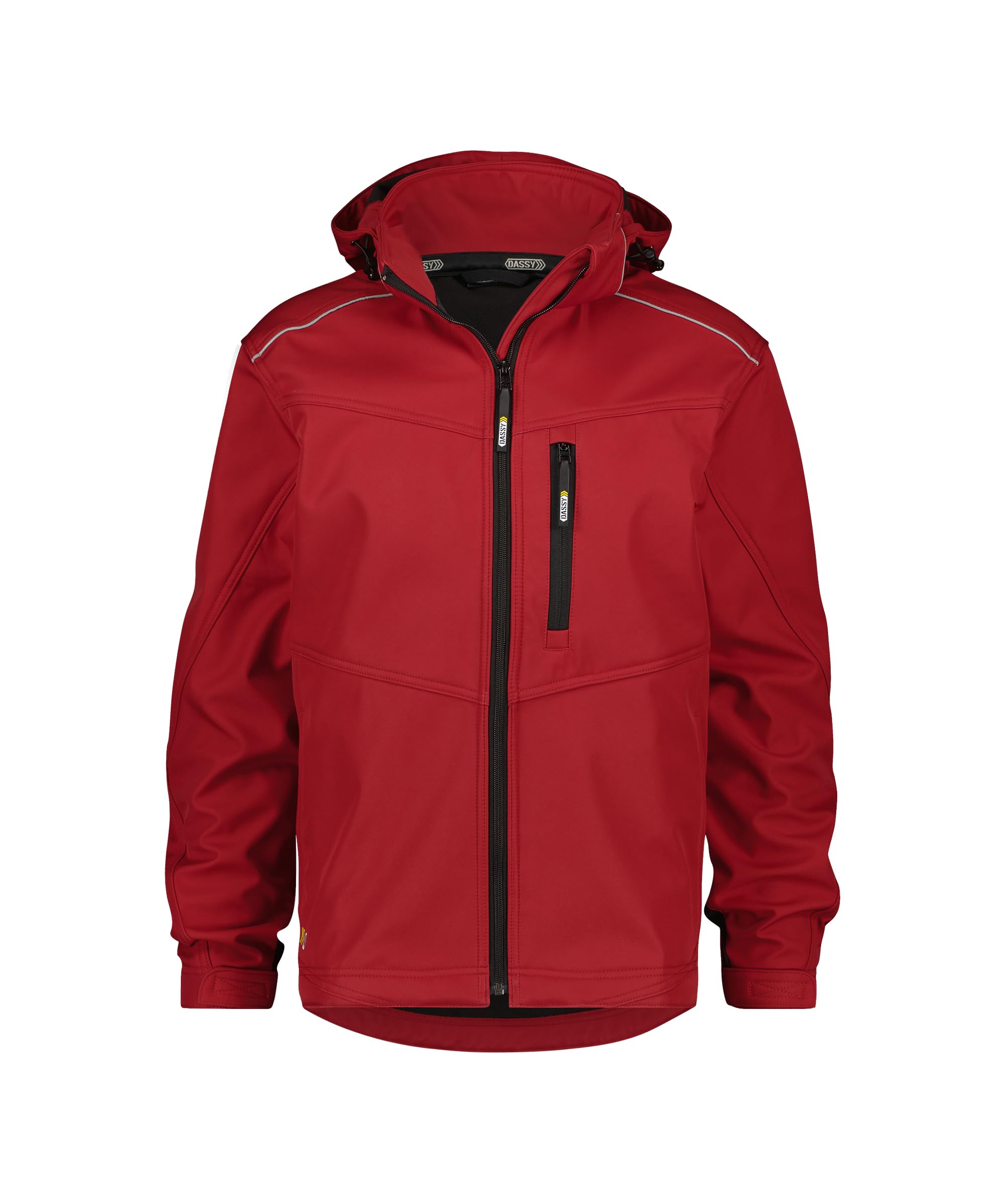 Veste softshell DASSY Tavira rouge blouson travail thermique L
