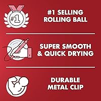 Vista 3 de PILOT Precise V7 RT Refillable & Retractable Liquid Ink Rolling Ball Pens, Fine Point (0.7mm) Blue Ink, 12-Pack (26068)