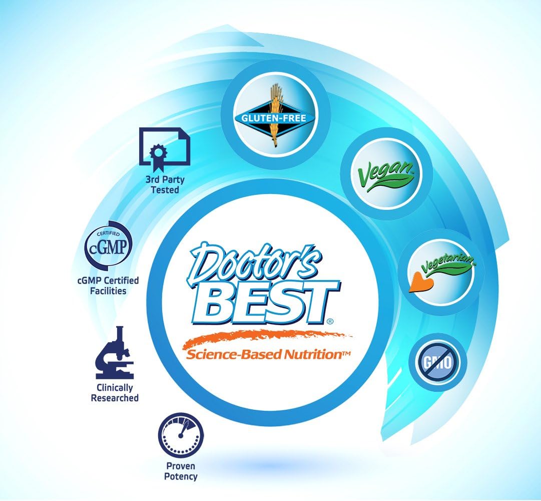 Doctor's Best Benfotiamine 150 + Alpha-Lipoic Acid 300 with BenfoPure, Non-GMO, Vegan, Gluten Free, Promotes Healthy Blood Sugar, 60 Veggie Caps : Health & Household