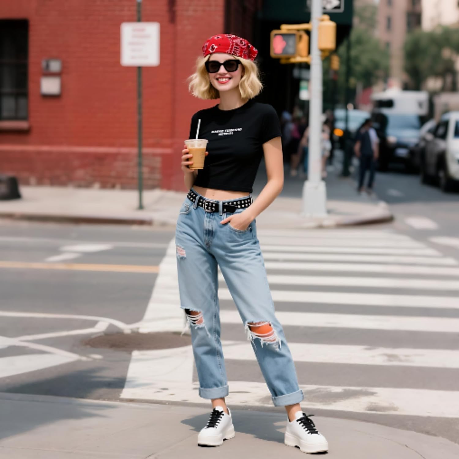 10PCS Mixed Color Paisley 22X22 Inchs Denim Bandana Set - Unisex, 100% Cotton Square Bandanas for Men & Women - Image 8