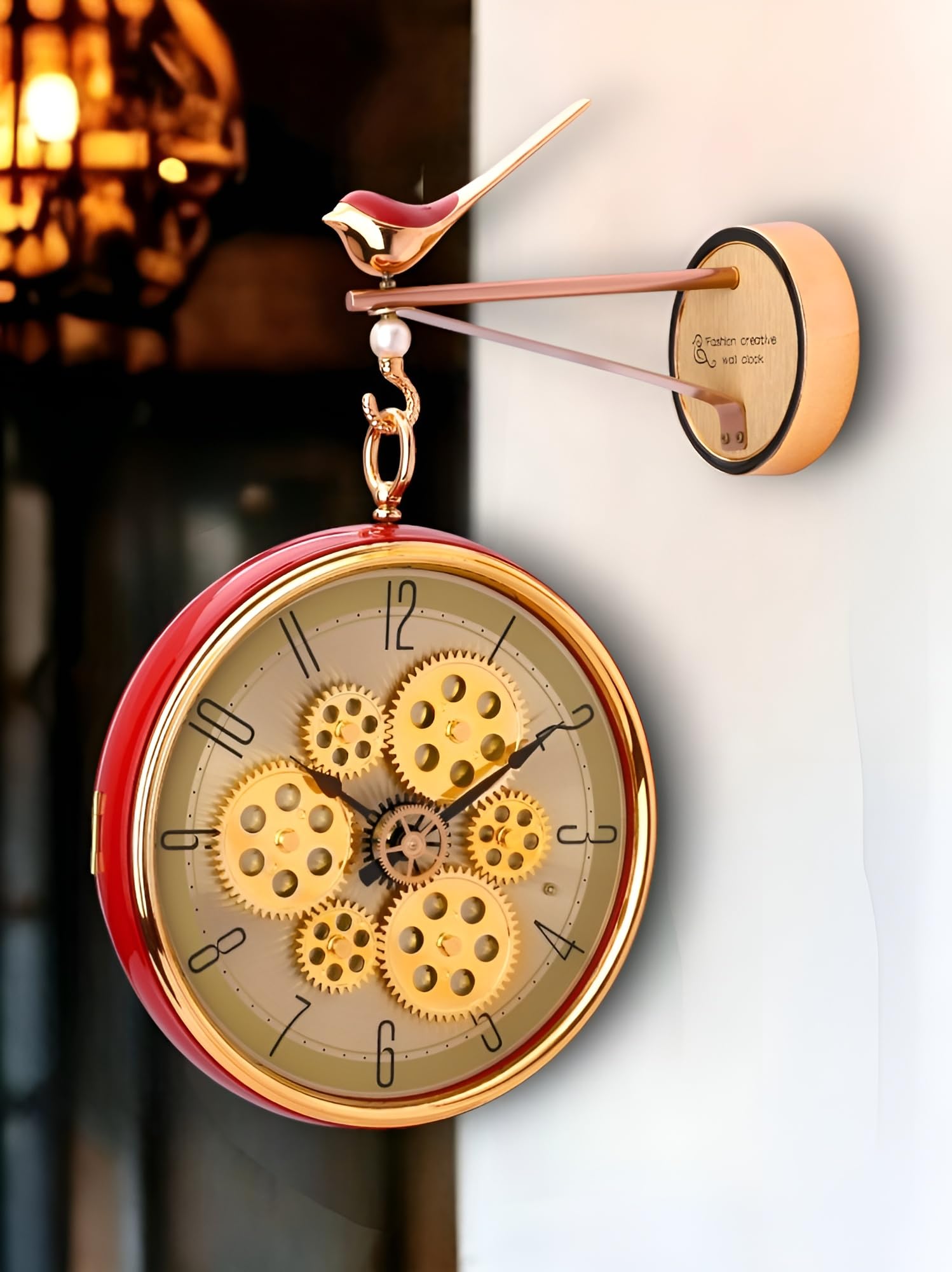 Buy Amazon Brand - Umi Silent Hanging Double Sided Wall Clock for