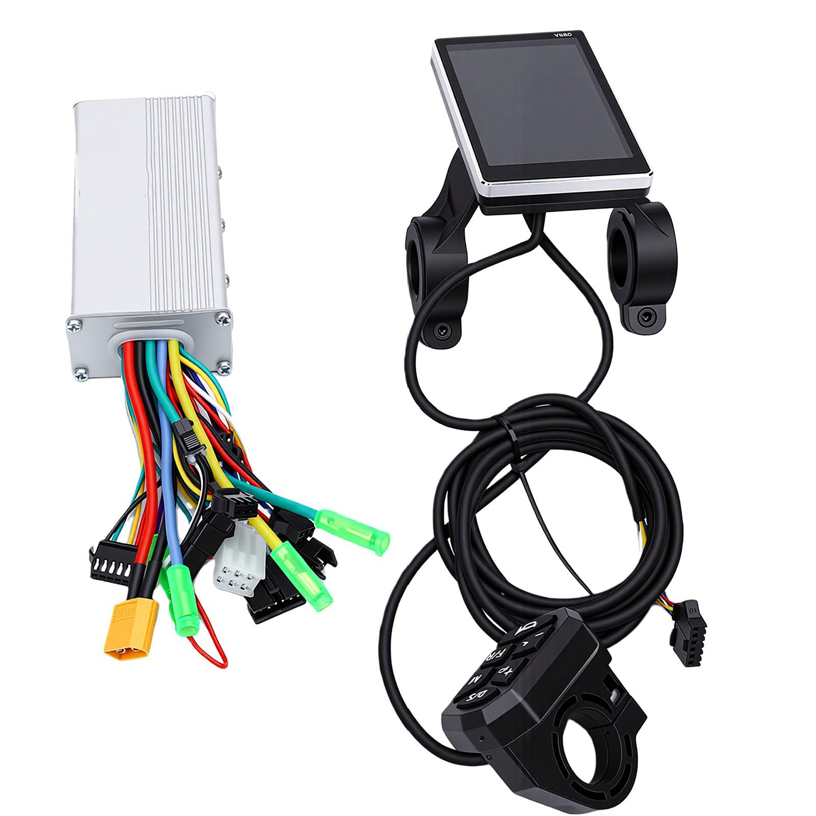 Generic Controller per Bici Elettrica Brushless da 500 W con Display LCD, funzionalità Avanzate e Protezione Intelligente Guida, Perfetto per Pendolari e Appassionati, Design Impermeabile