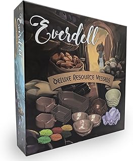 Starling Games Everdellデラックスリソースベッセルアクセサリーパック。 | Starling GamesのEverdellのリソースをテーマにした収納容器で整理しましょう。