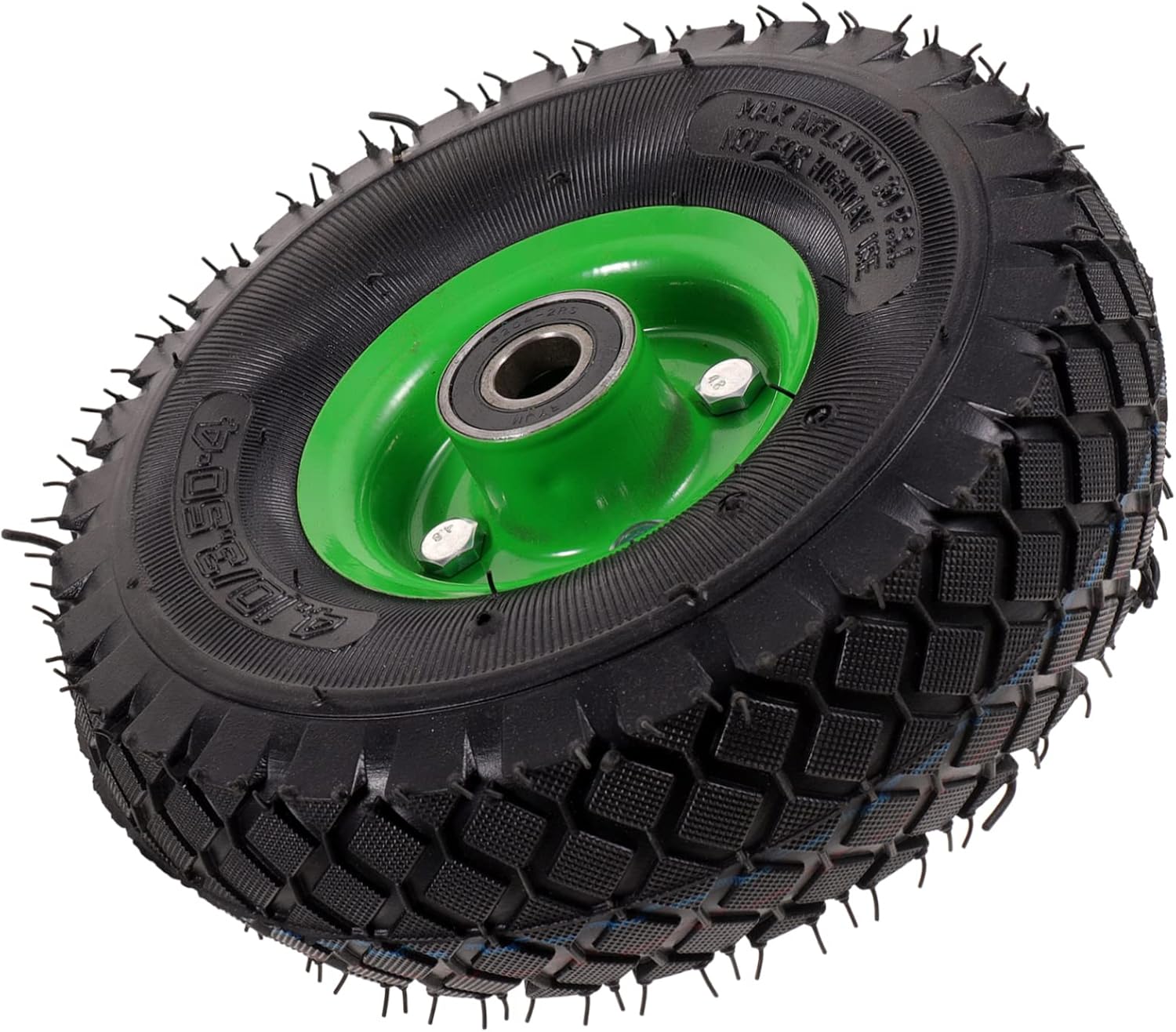 Replacement Rubber Tyre for Garden Utility Wagon Cart Inflatable Wheel Durable Rubber Material Quiet Ride for Garden Trucks and Hand Carts