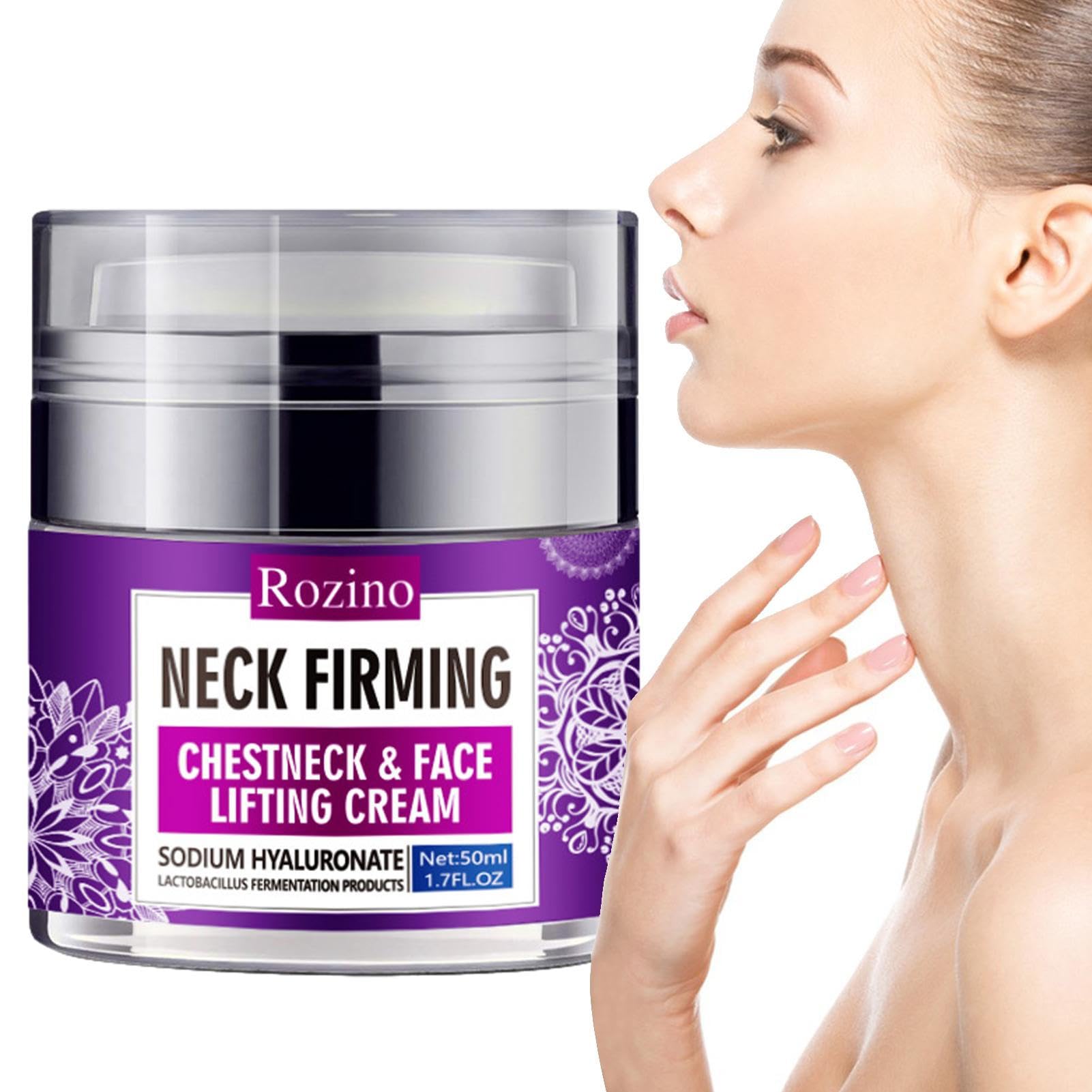 Firming Neck Cream - Lifting Moisturizing Hydrating Neck Cream Tightening Lotion - Neck Skin Care Non-Greasy Firming Lotion For Mixed Dry Sensitive Skin, Restore Skin Elasticity Chato