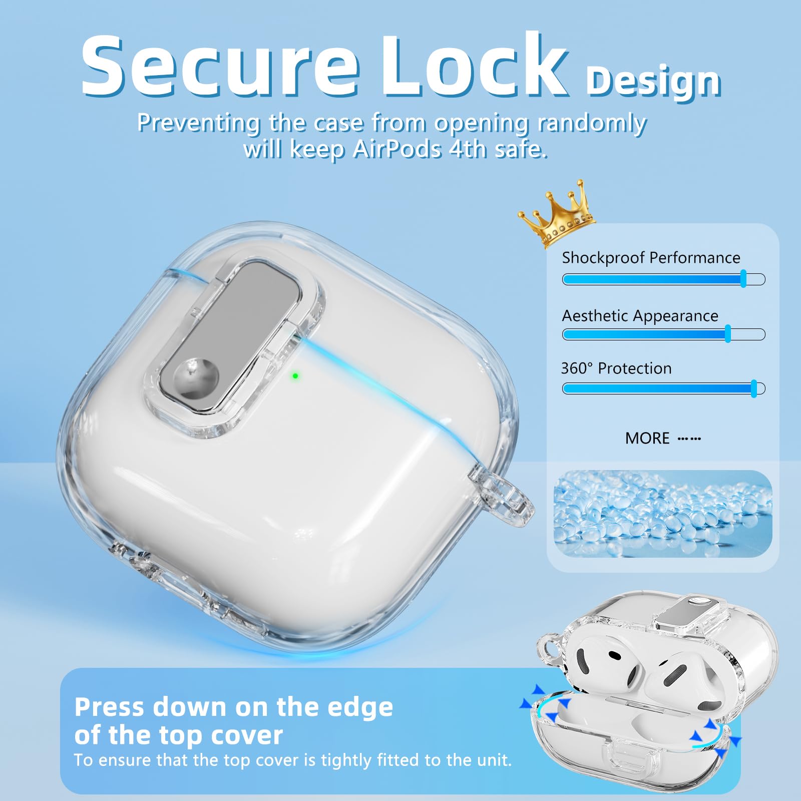 Amazon | (セーフティロック付き) AirPods 4 ケース クリーナーキット
