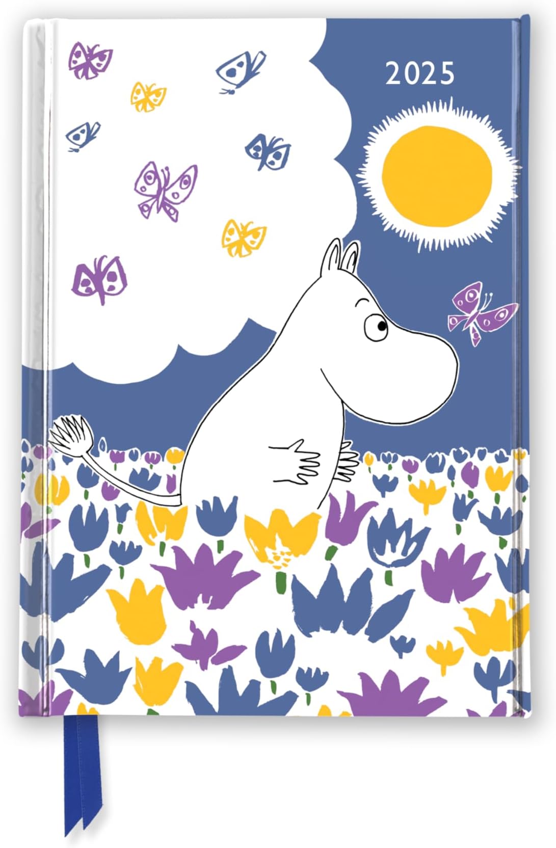 Moomin Among the Flowers 2025 Luxury Pocket Diary Planner - Week to View