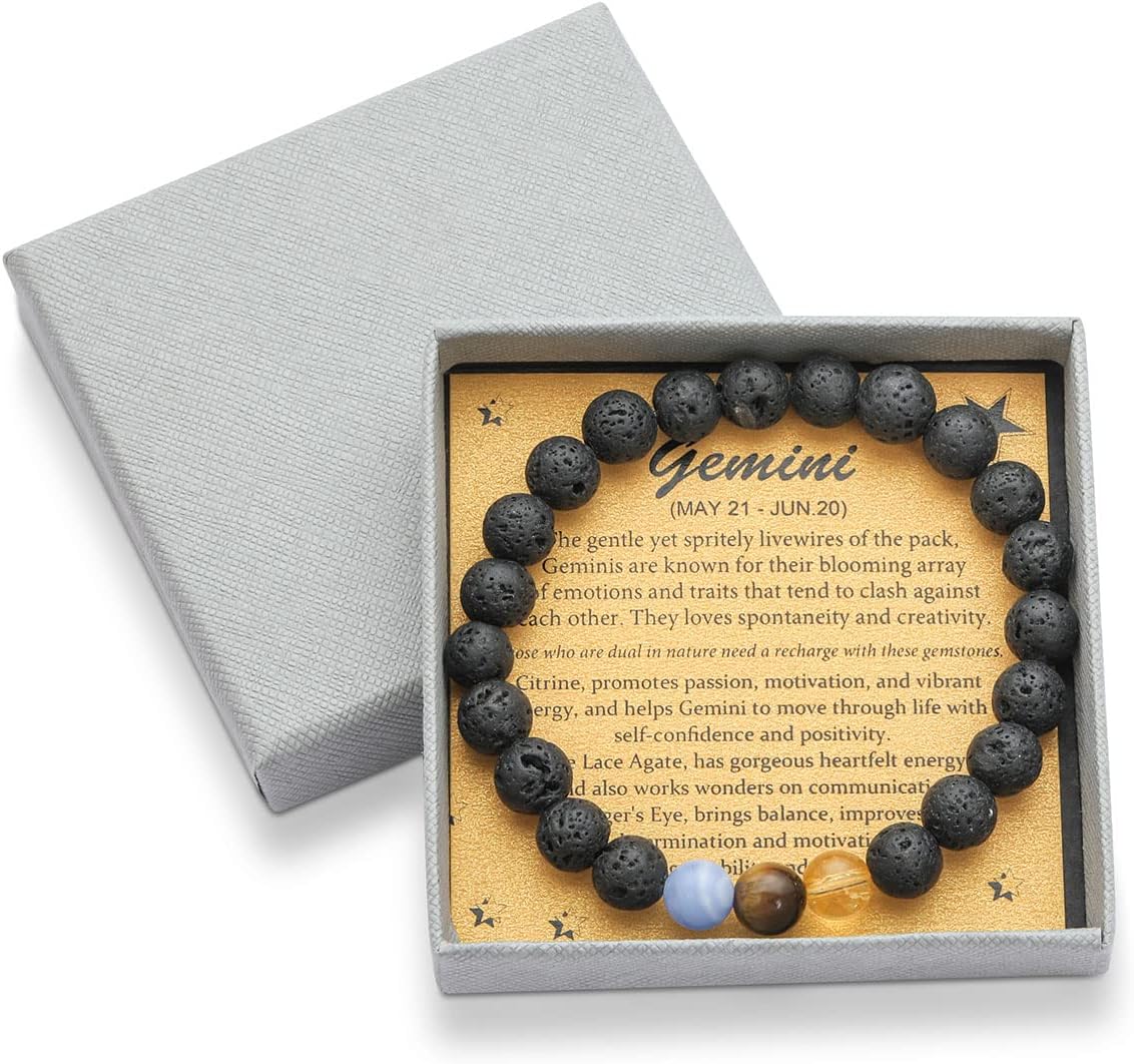 Spiritual Crystal Beads Zodiac Bracelet for Women Horoscope Jewelry Birthday Gift - Image 6
