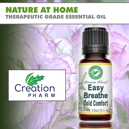 Miniatura 3 de Mezcla de aceites esenciales Easy Breathe con menta, eucalipto, salvia clara, romero, cedro, aromaterapia por Creation Pharm