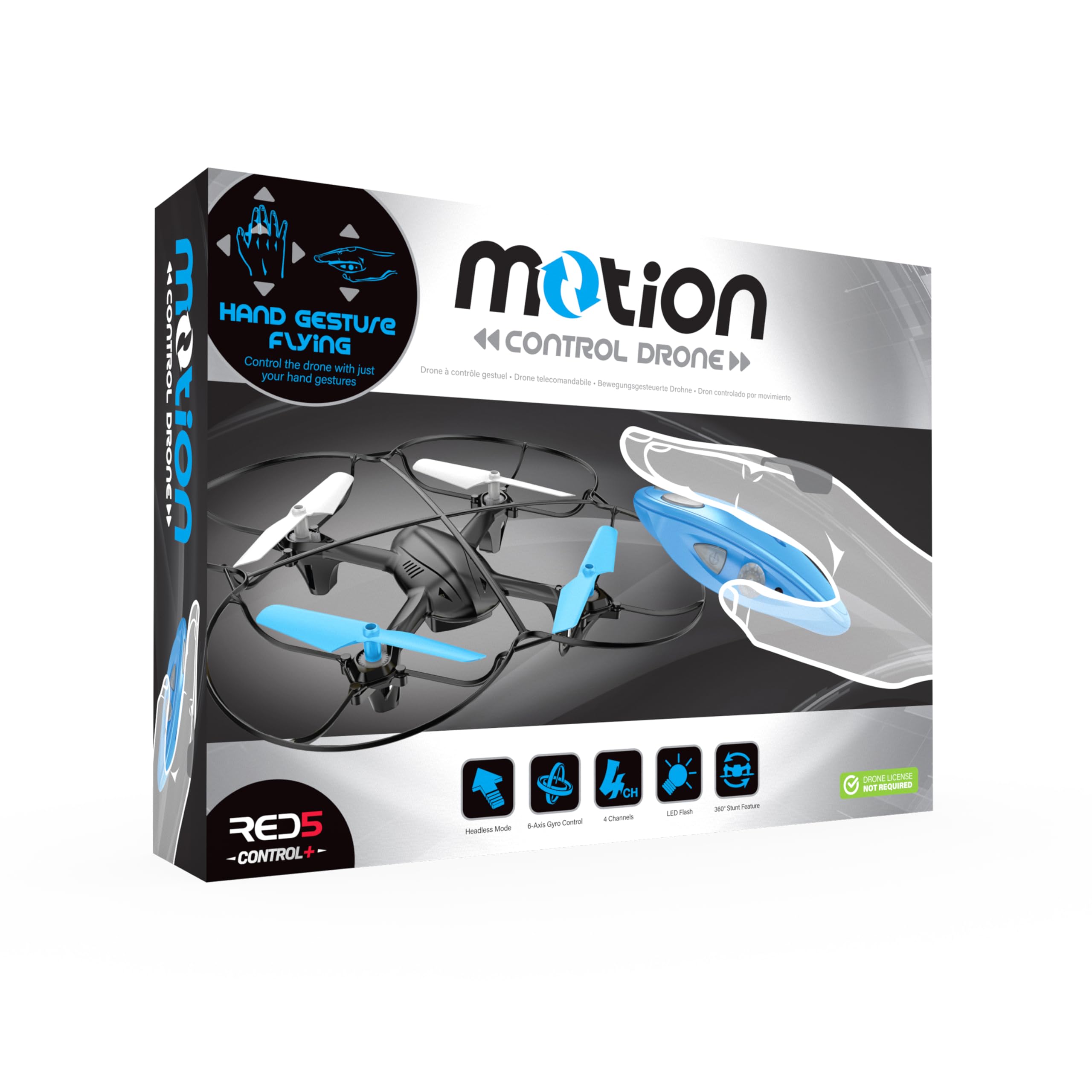 Quadoptor Blue V3 con control de movimiento