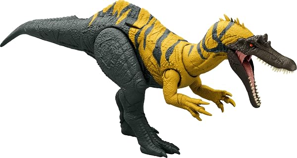 Mattel Jurassic World Dinosaur Toy with Tail-Controlled