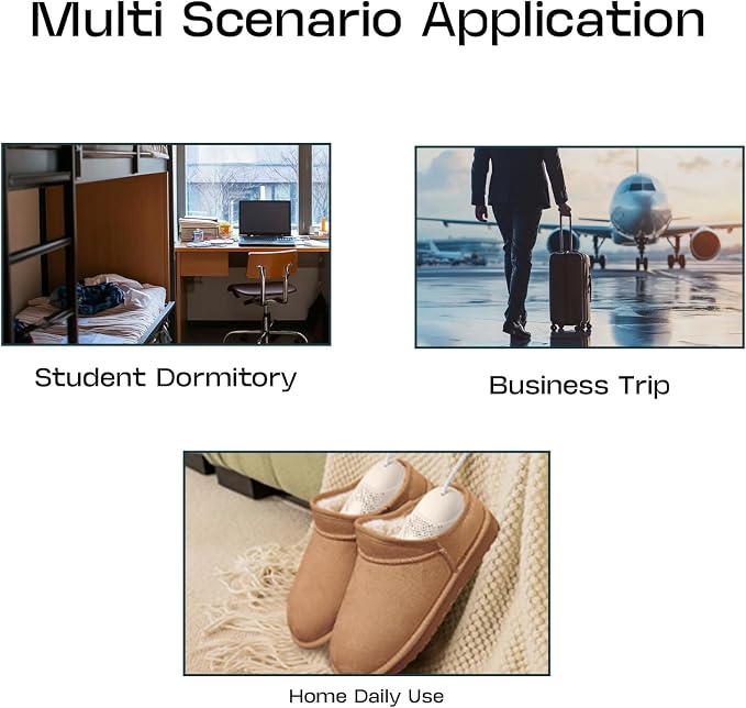 Secador eléctrico portátil para zapatos y botas miniatura 7