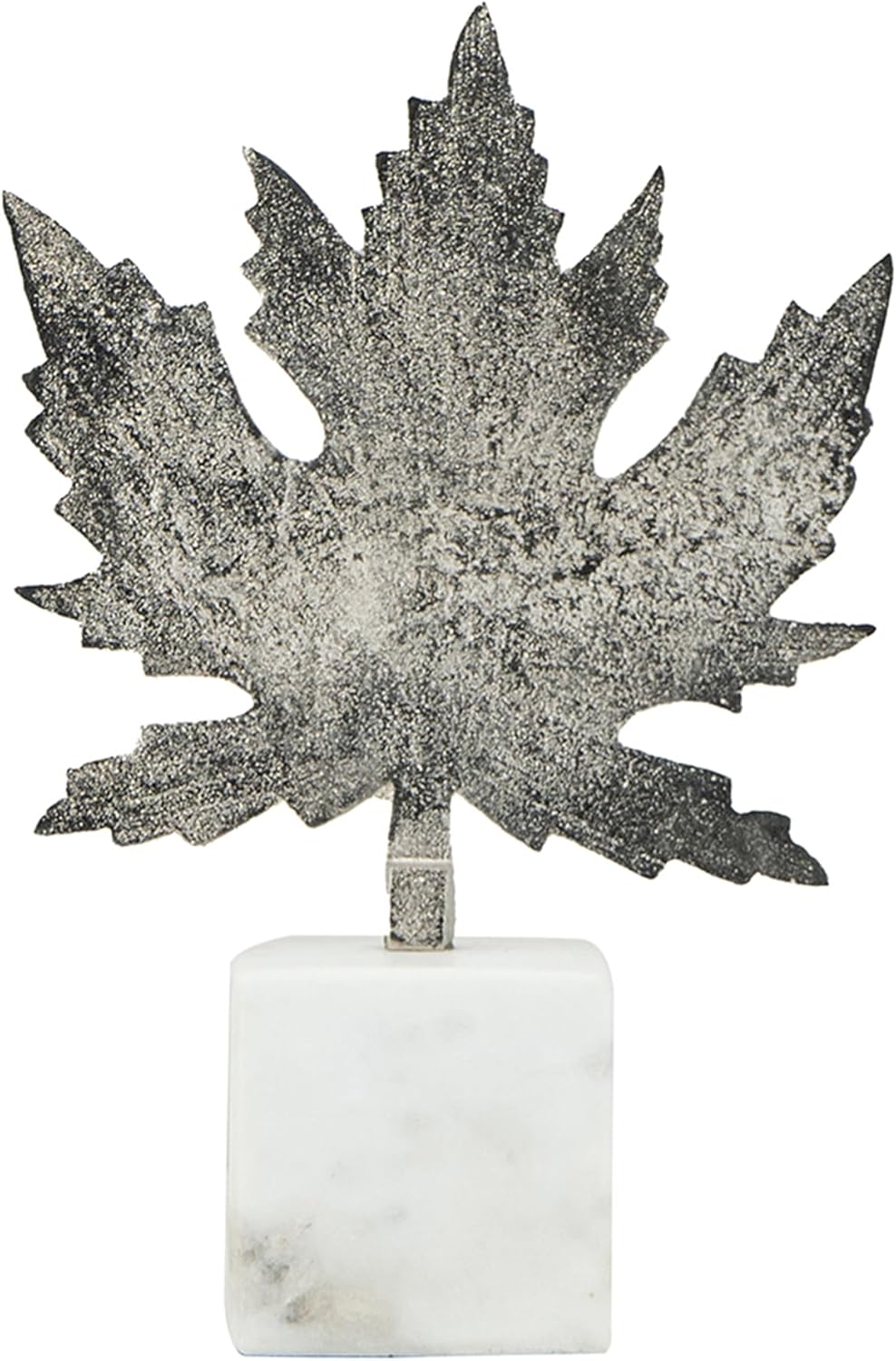 Aluminum Leaf on Marble Base – 7x3x10.5