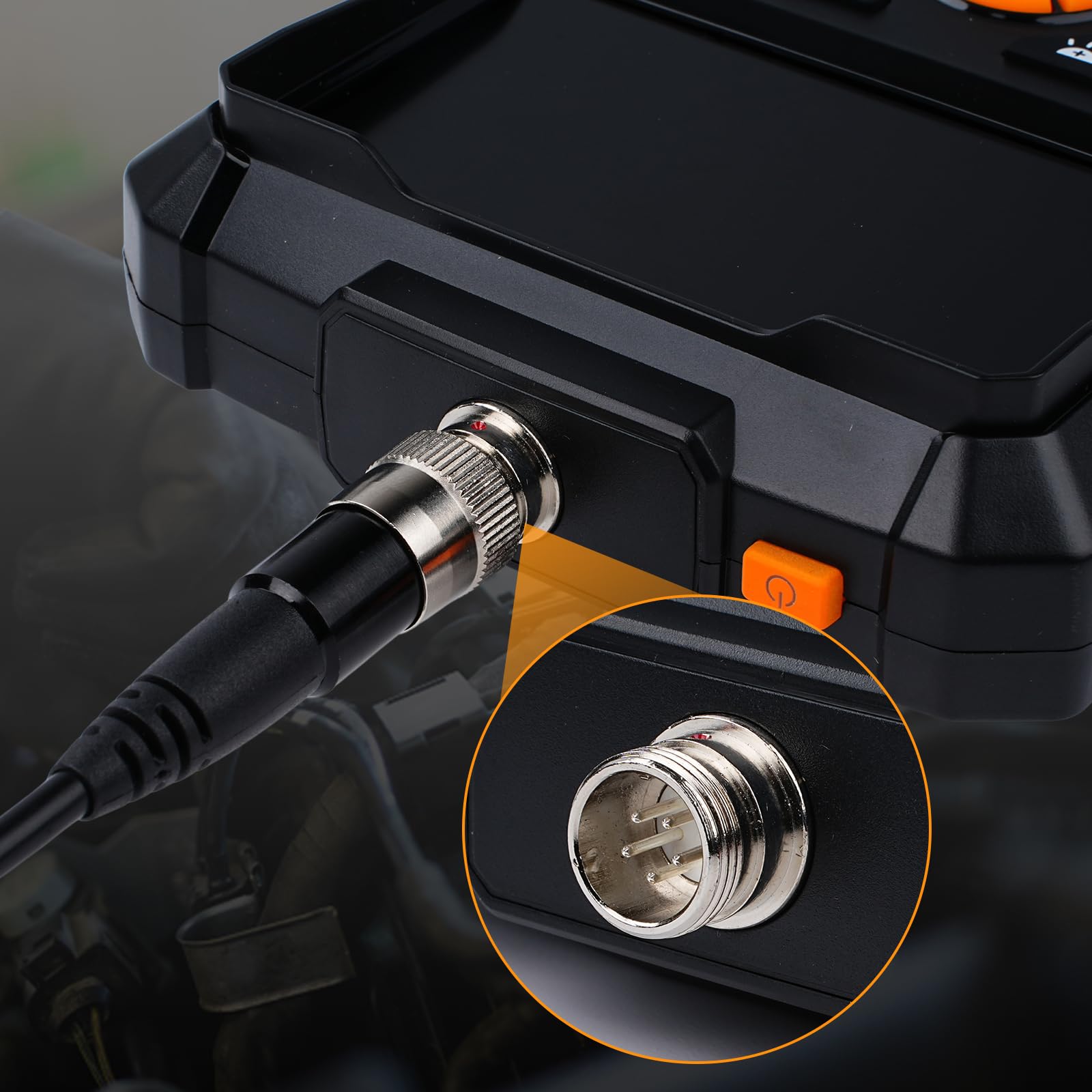 Endoscopio con luce 1080P HD, telecamera endoscopica industriale IP67 endoscopio impermeabile, cavo semirigido 16,5 piedi, telecamera per ispezione tubi HD