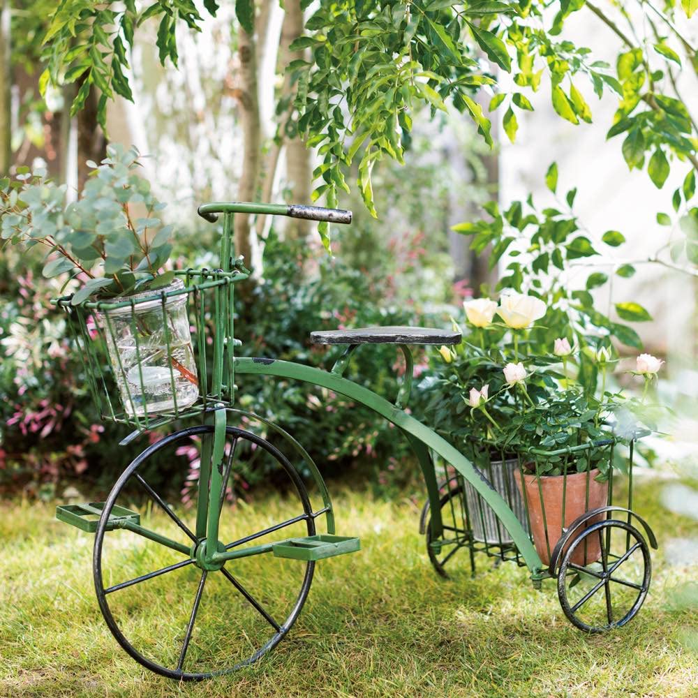 プランター バスケットプランター 自転車型 ガーデニング 花