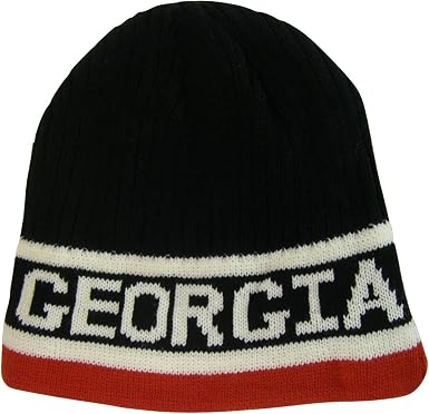 Georgia Adult Size Winter Knit Beanie 