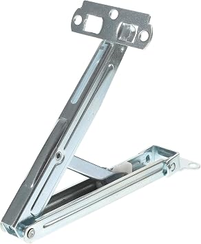 Adjustable Sofa Bed Headrest Lift up Hinge Iron Silver