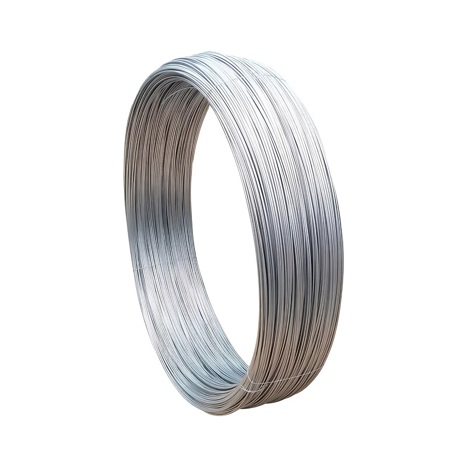 304 Edelstahl weicher Draht Hartdraht, Silberdraht zum Basteln, für Heimwerker, manuelle Kunst und Handwerk, Schmuckherstellung, Bonsai-Training, Gartendraht(Size:D0.9mm*1000g(Hard Wire))