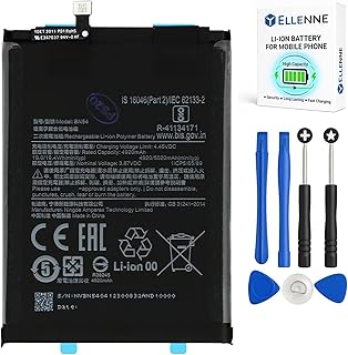 ELLENNE - Batterie pour Xiaomi Redmi Note 9 | BN54 | de 5020mAh avec kit tournevis inclus