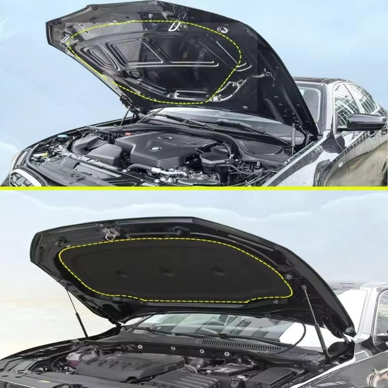 車のボンネットエンジン断熱・遮音カバー Compatible With Odyssey RB1 2 MK3 2005 2005 20