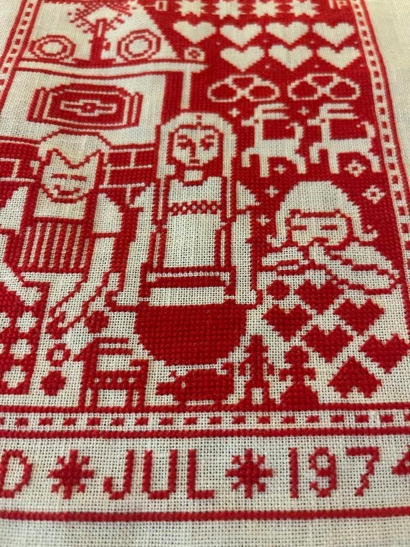 スウェーデンのクロスステッチ クリスマス・タペストリー スウェーデン