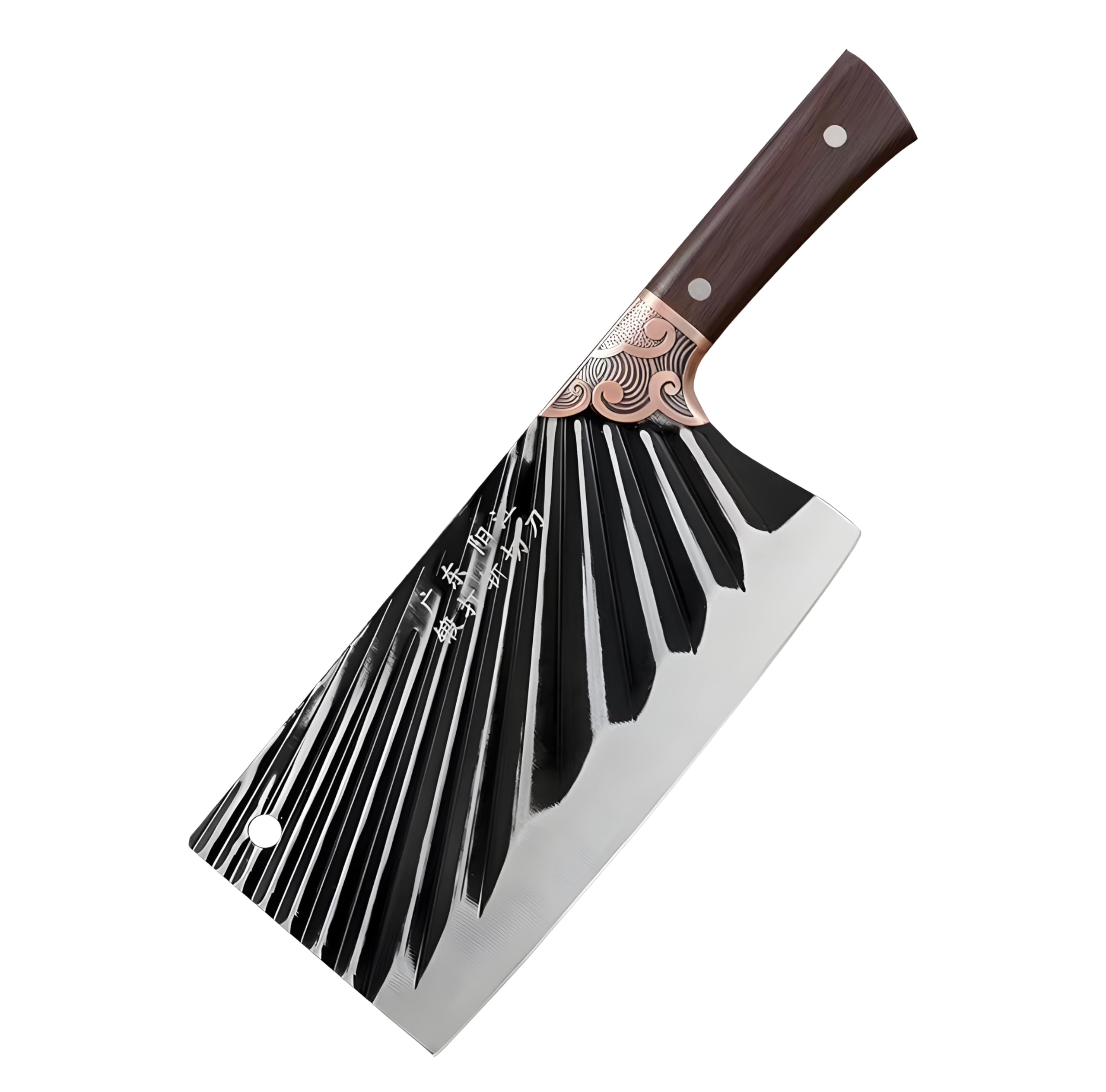 Wizbiz 7 Inch Blade Meat Cleaver Knife for Kitchen Heavy Duty Japanese Bone Cutter Knives Hand Forged Knife (NH019-D)