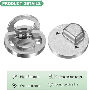 M METERXITY 1-Pack Flush Ring Pull, 2.56 x 1.18 inch Hidden Recessed Handle