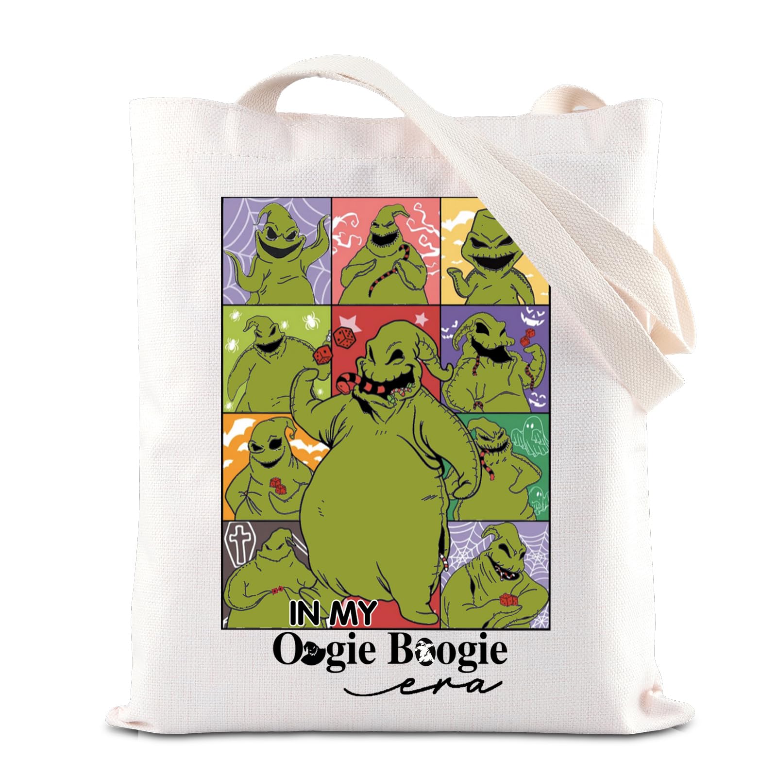 FOTAP Nightmare Christmas Merch In My Boogie Era Inspire Tote Bag Oogie Fans Gift Oogie Shoulder Bag Oogie Merchandise