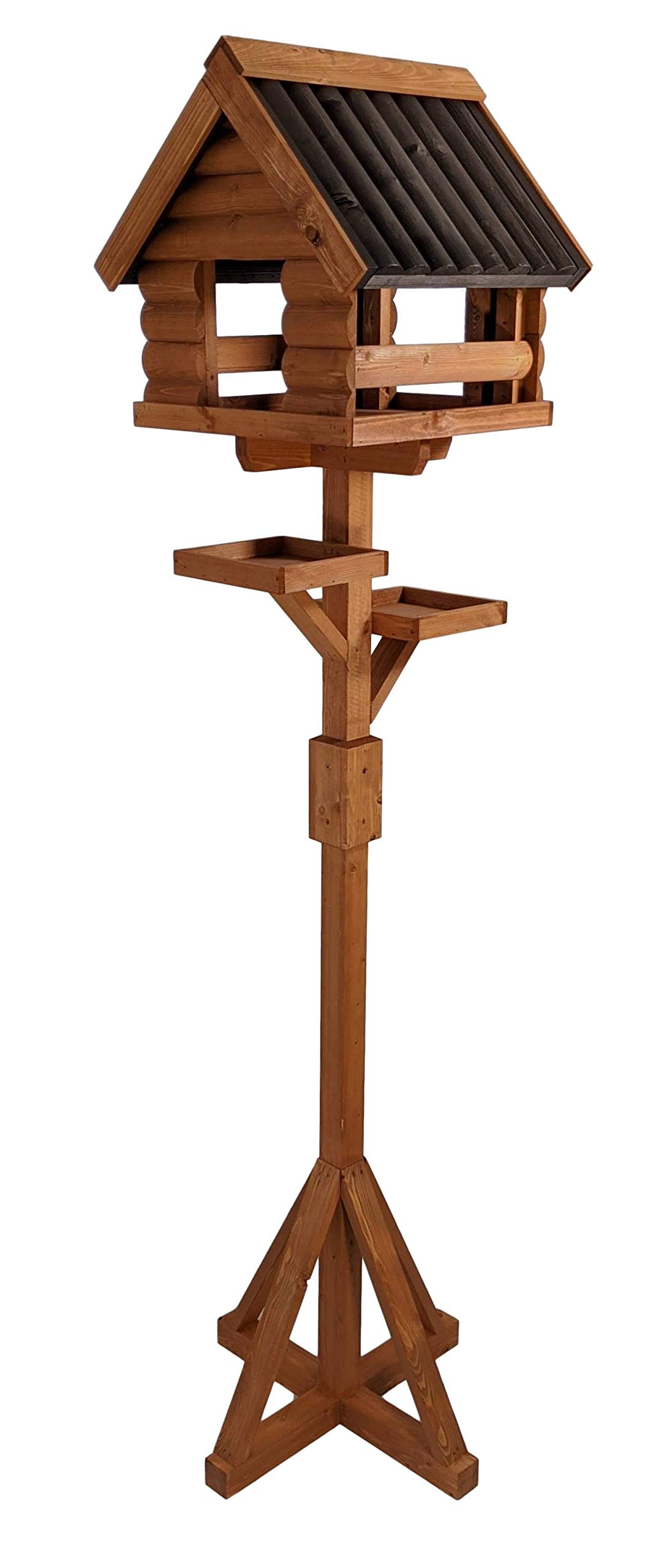 Buy The Hutch Company Deluxe Fordwich Black Anti Fungal Bird Table