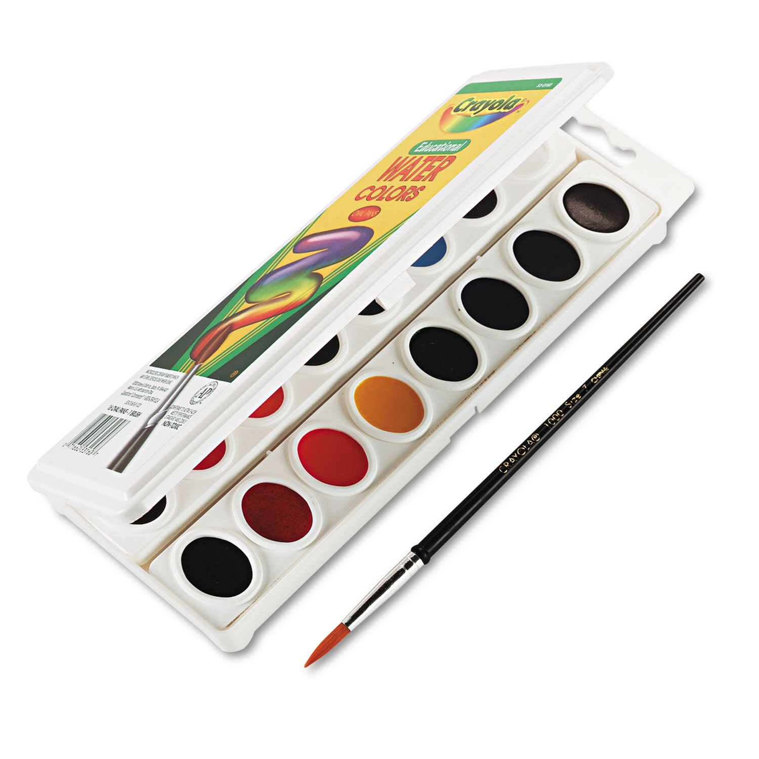 Watercolors 16 ast oval : éveillez l'imagination des enfants par la peinture