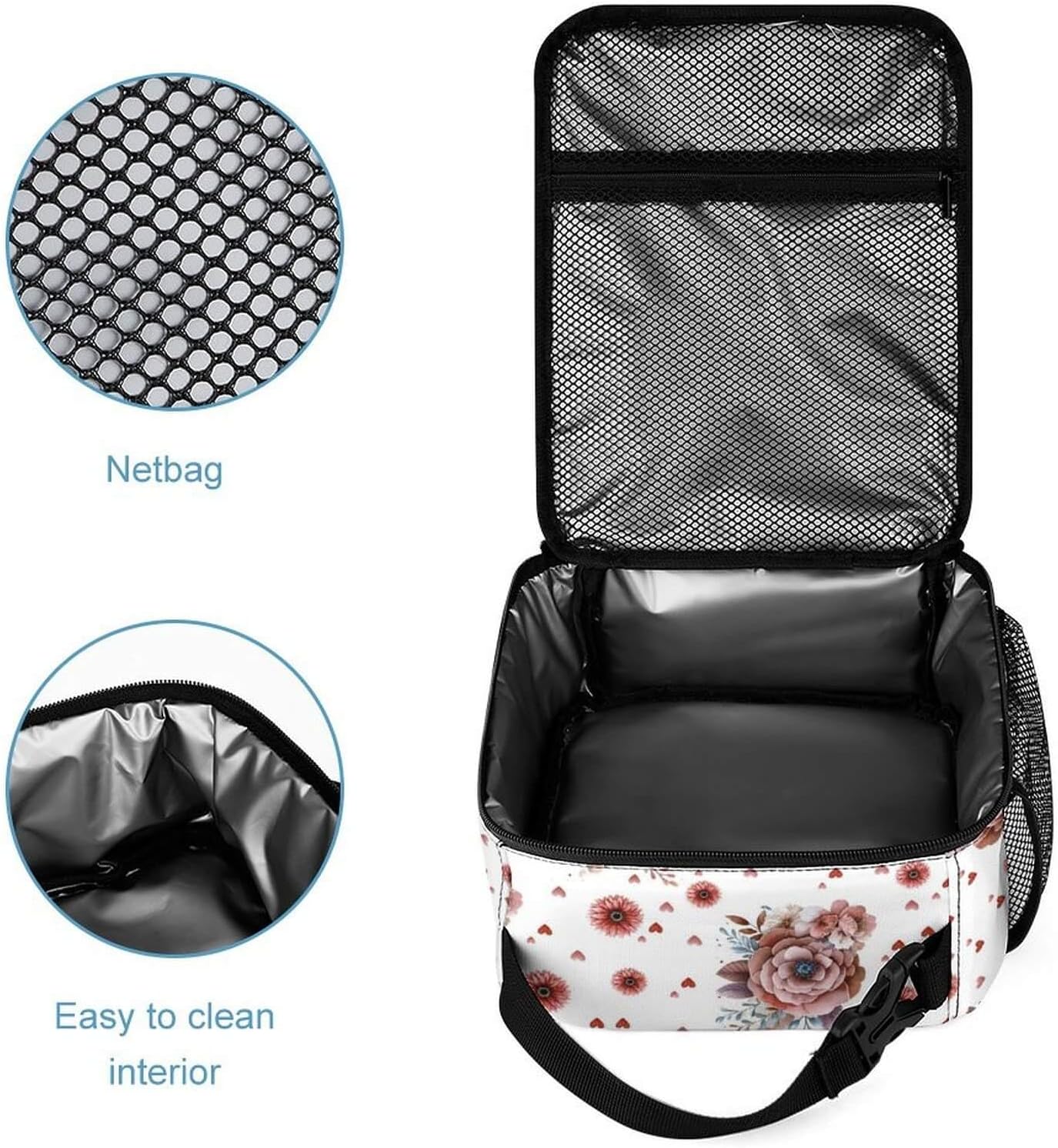 Horse Backpack with Lunch Bag & Pencil Case for Kids Girls Boys School, 16 Inch Cute Horses Theme Bookbag, School Backpack for Students Children, Lightweight, Adjustable - Image 6