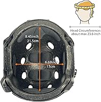 Vista 2 de ATAIRSOFT Casco táctico rápido para paintball y airsoft tipo PJ