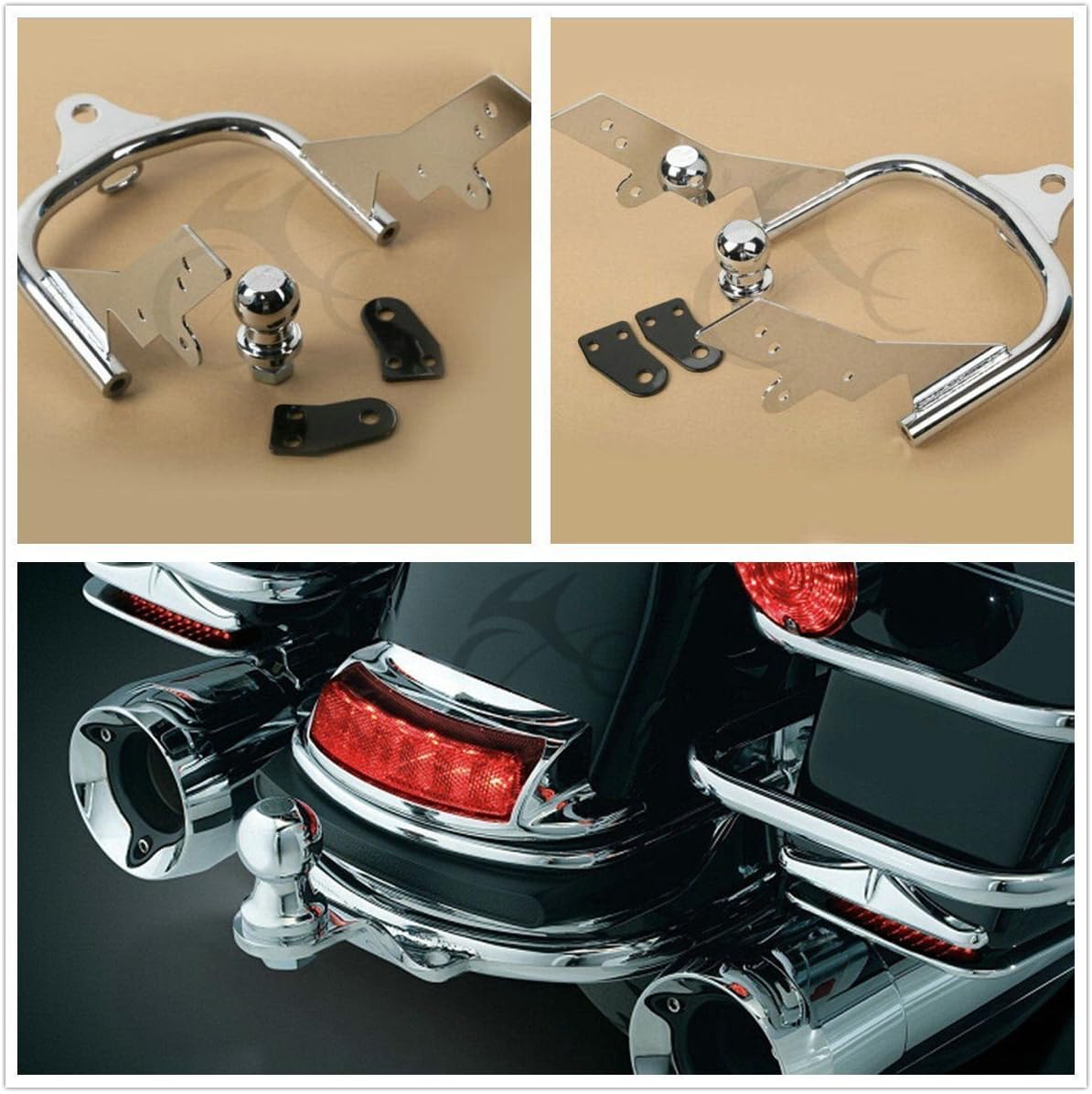 TCT-MT Adjustable 1-2 Inch Lowering Kit For Harley Touring Models 1993-2001 | FLHX, FLHT, Electra Glide, Road King, Ultra Glide
