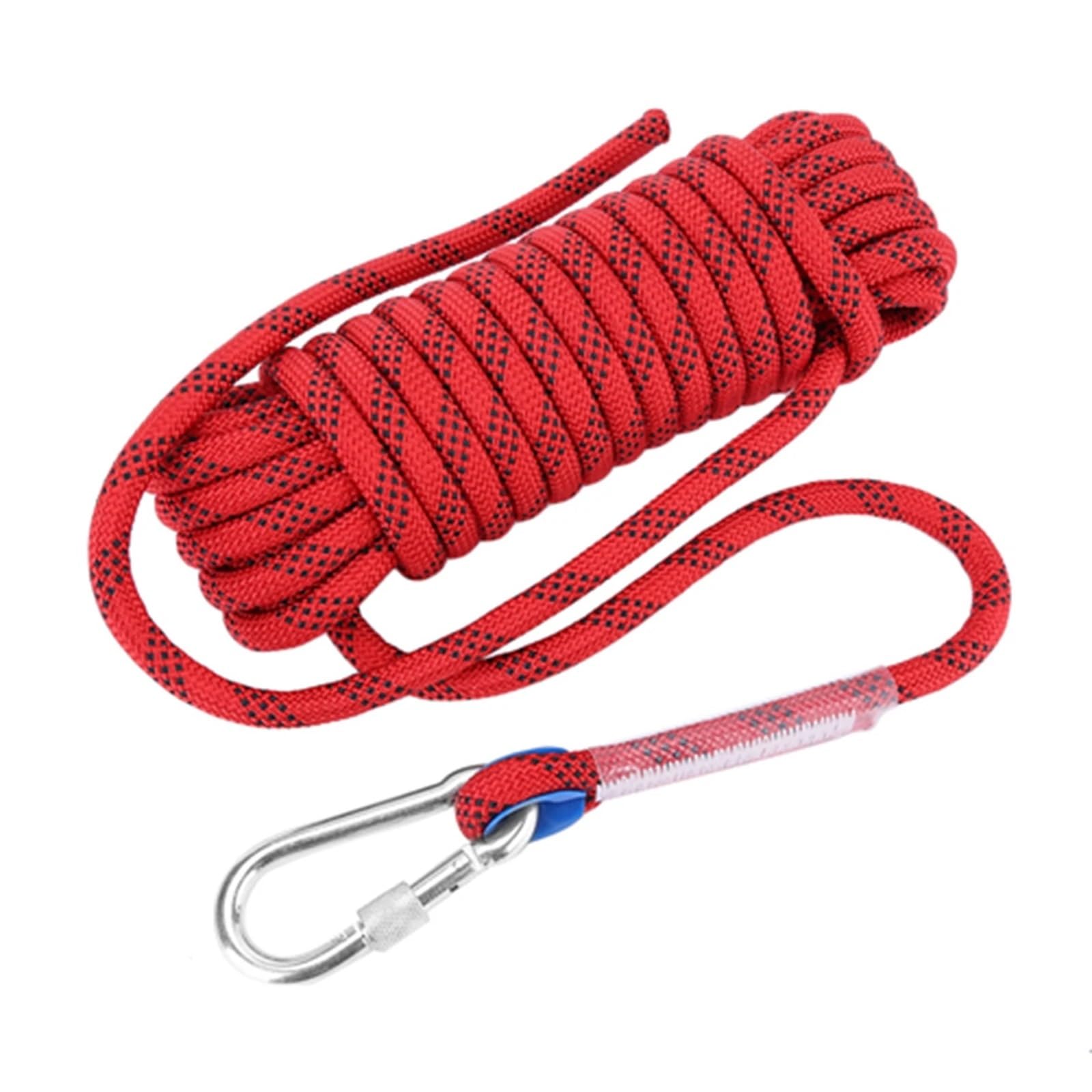 Paracord Climbing Cord Panchute Paracord 12mm Heavy Duty Corad Lanyard with Carabiner Rope Accessory(10M)