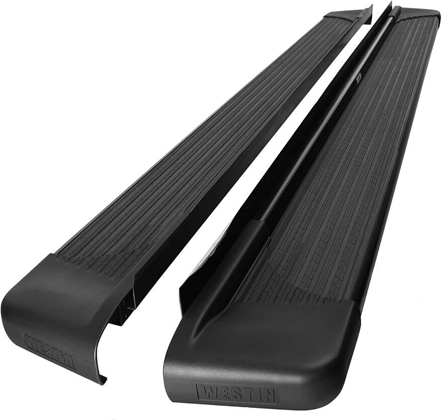 Westin 27-64725 SG6 Running Boards Aluminum Black Pair 74.25 in (Required Mounting Kit Sold Separately)
