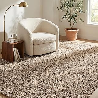 Unique Loom Solid Shag Collection Area Rug (4' 1