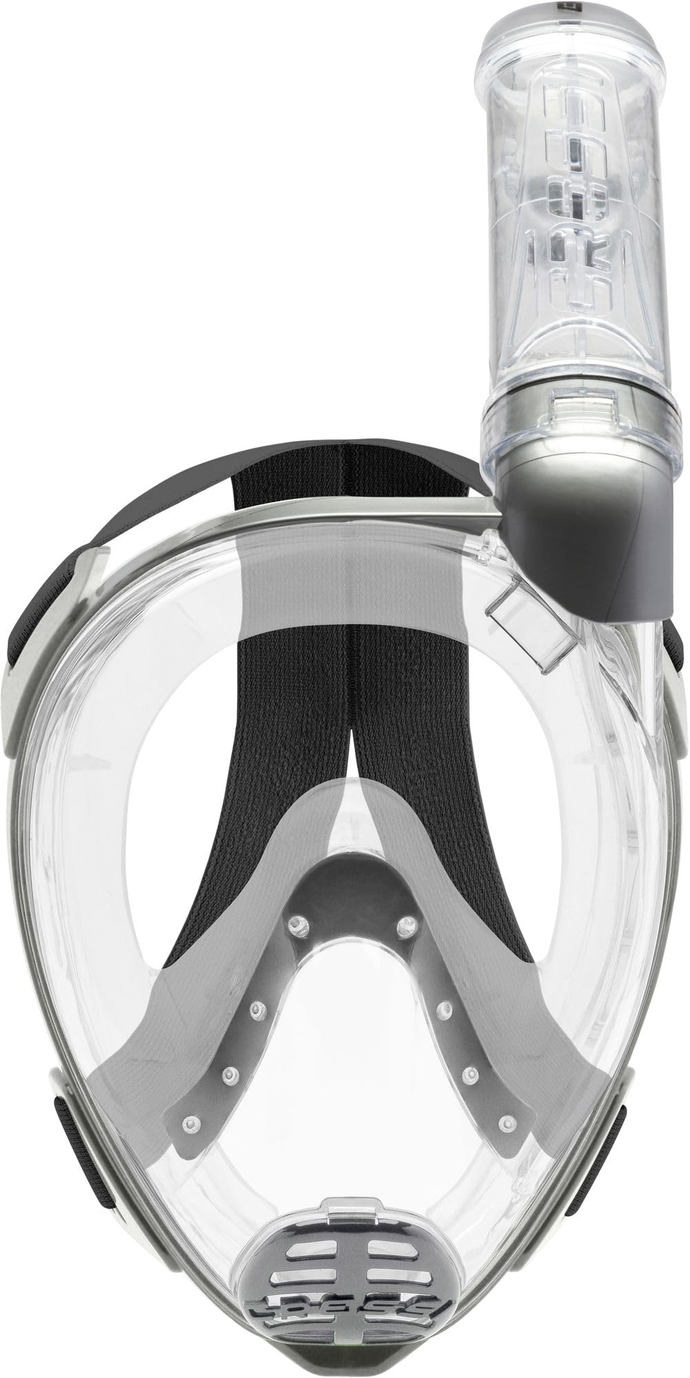 Cressi Baron Full Face Mask, Vollgesichtsmaske Zum Anti-Fog-Schnorcheln, Komfortgesicht, Auslassventil und trockenes Mundstück, erhältlich für Erwachsene und Kinder