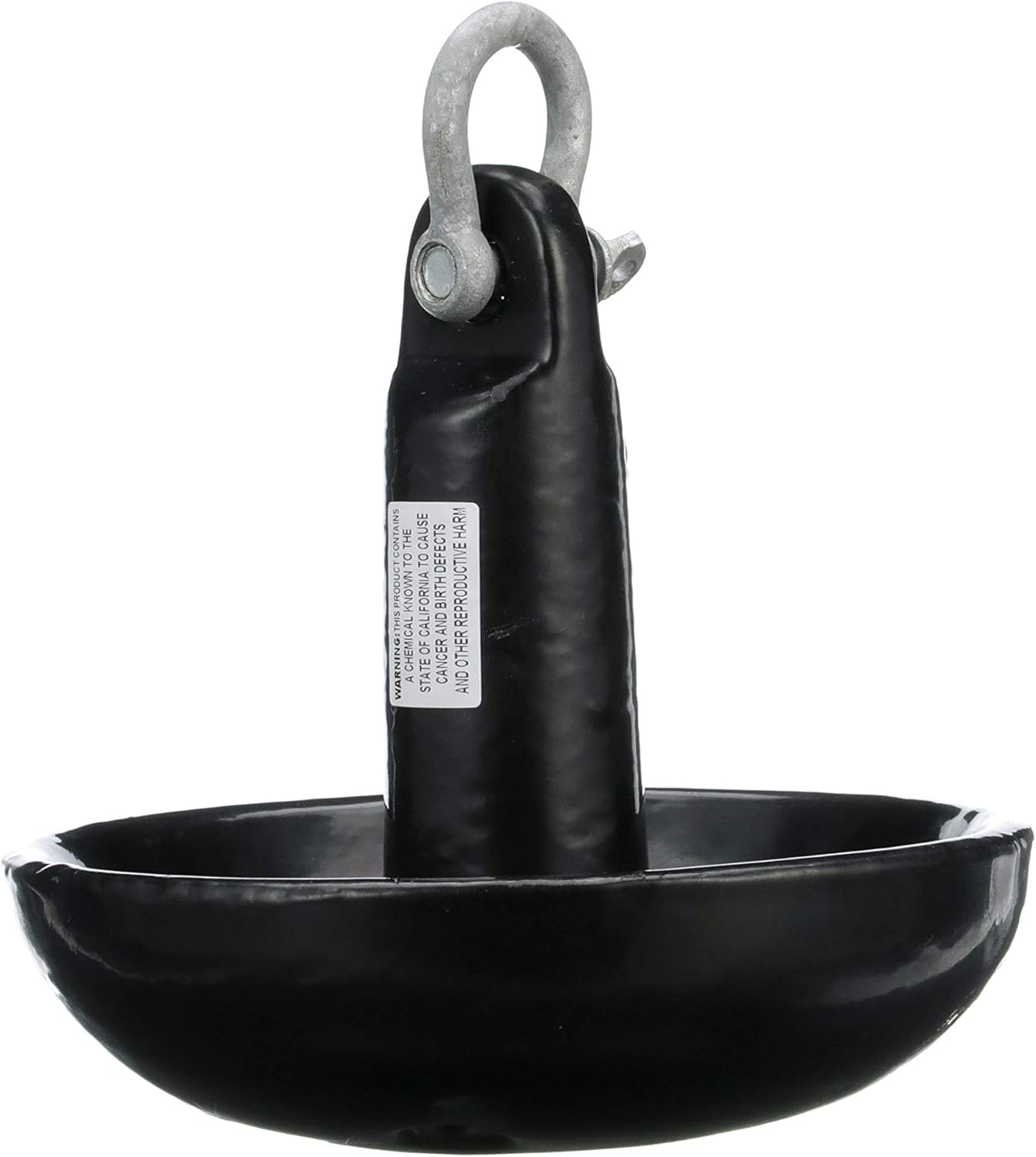 Seachoice Mushroom Anchor – Vinyl-Coated Cast Iron – Black – Multiple Sizes