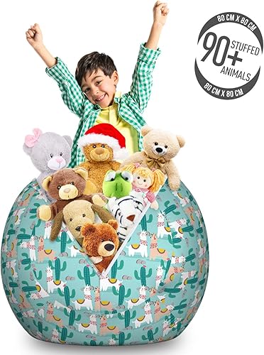 Miniatura 165 de Lunarable Silla de almacenamiento para adolescentes, coloridos patines de estilo retro, para actividades juveniles, para niñas y niños, divertido