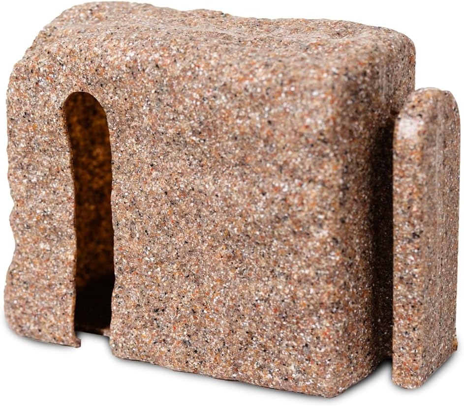 Cobblestone Right Turn Block – Landscape Edging for Lawn & Garden, Easy No Dig Installation and Connects to Other Beuta Blocks, Heavy Duty Composite Resin Flex Wall Stone - 1 pc.
