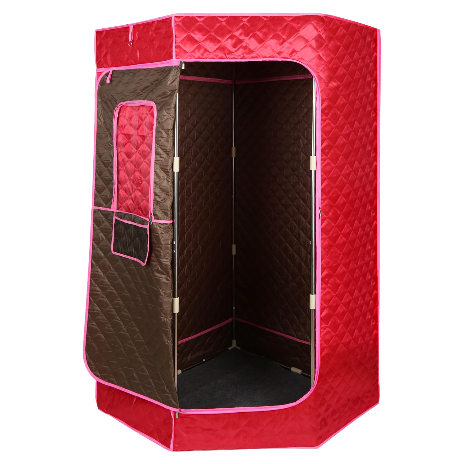 Sauna de vapor portátil, 3 l, sauna, plegable, cabina de 1500 W, con mando a distancia y 1 instrumento de fumigación, para balnearios de sauna, tienda de campaña para casa, gran espacio, 90 x 90 x 180